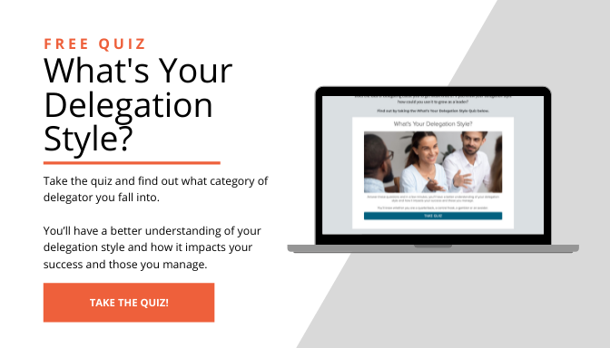 whats your delegation style quiz banner